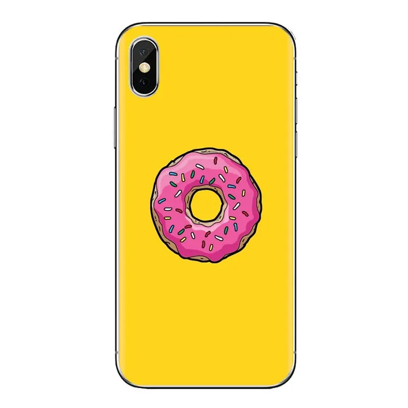 Пончики для iPod Touch Apple iPhone 4 4s 5 5S SE 5C 6 6S 7 8 X XR XS Plus MAX мягкие прозрачные чехлы |