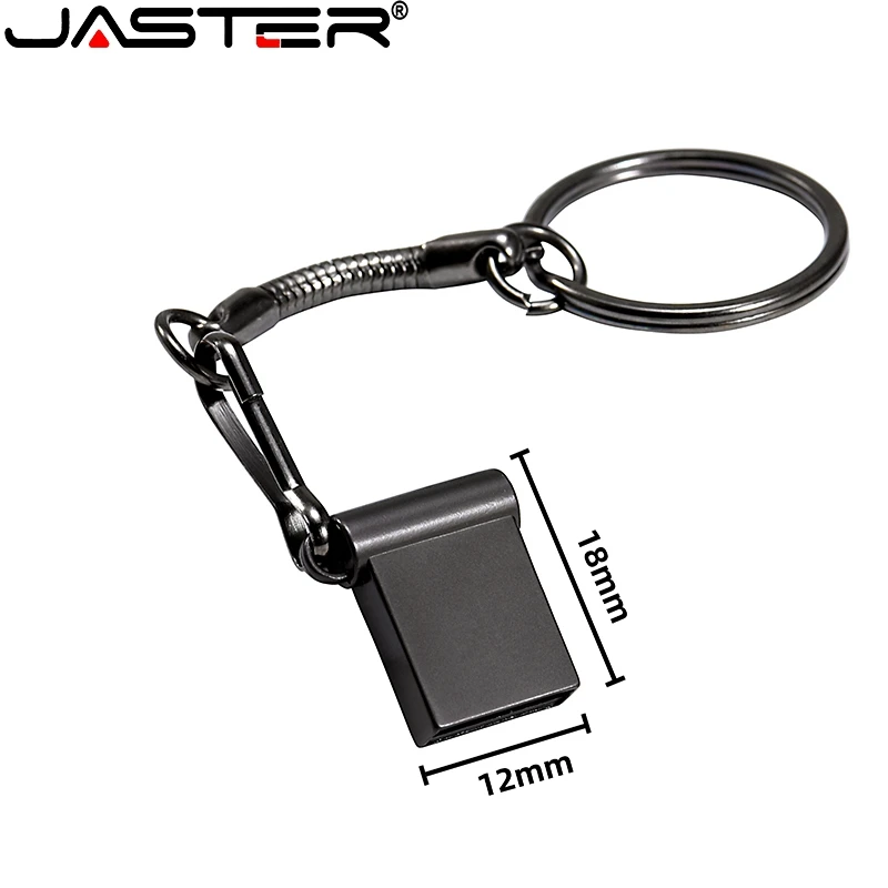 JASTER Fashion Super Mini Metalen Usb Flash Drive 4 Gb 8 Gb 16 Gb Pen Drive 32 Gb 64 Gb Usb 2.0 Flash Stick Pendrive free logo images - 6