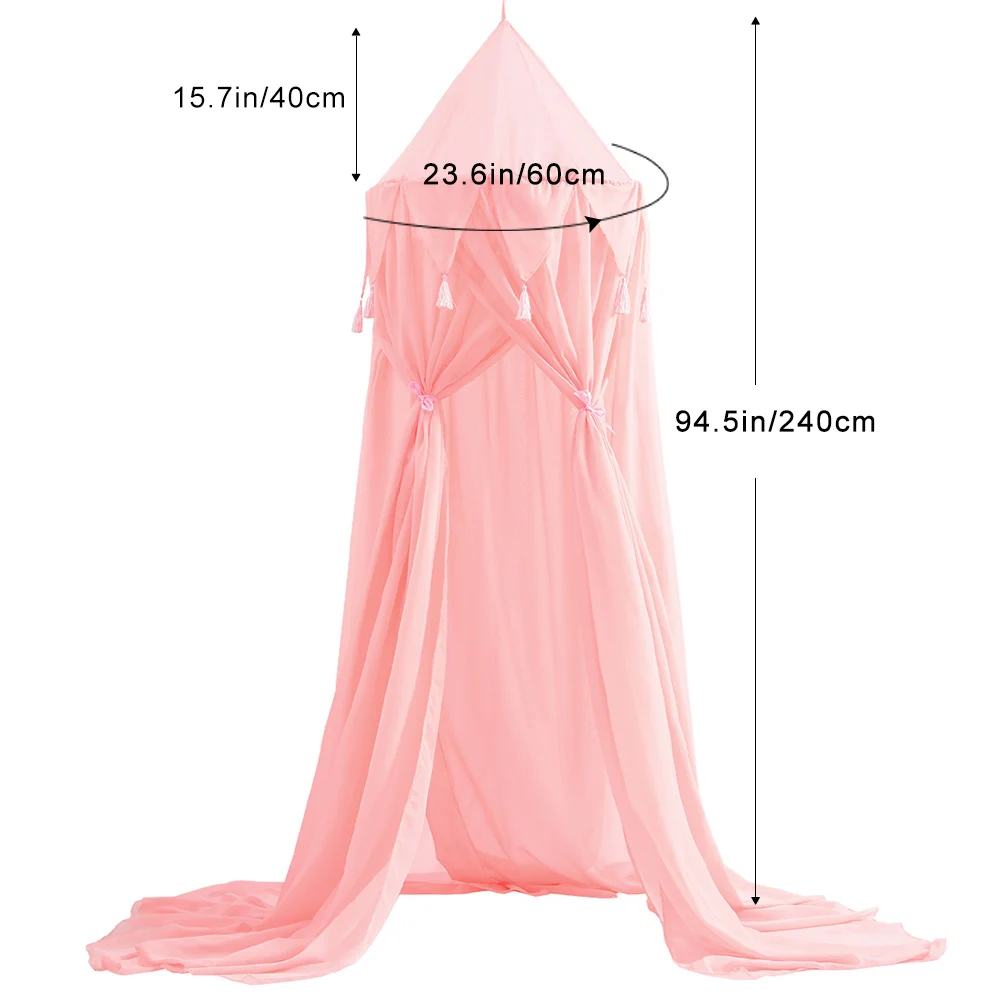 Навес для детской кровати москитная сетка занавеска комнаты купольная подвесная
