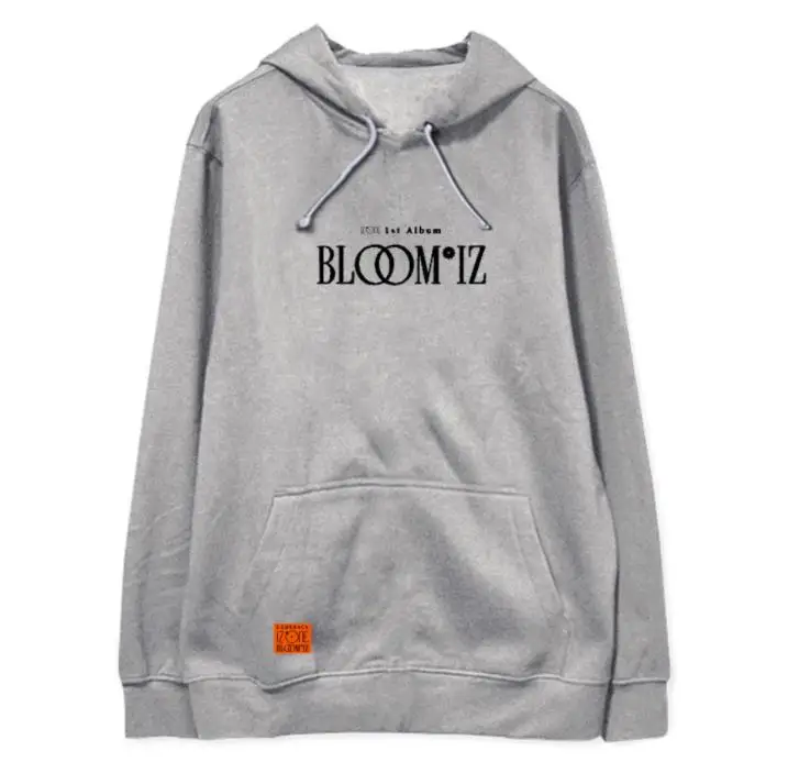 Kpop izone bloom iz same printing pullover loose sweatshirt unisex k-pop fashion fleece/thin hoodies for autumn winter | Женская одежда