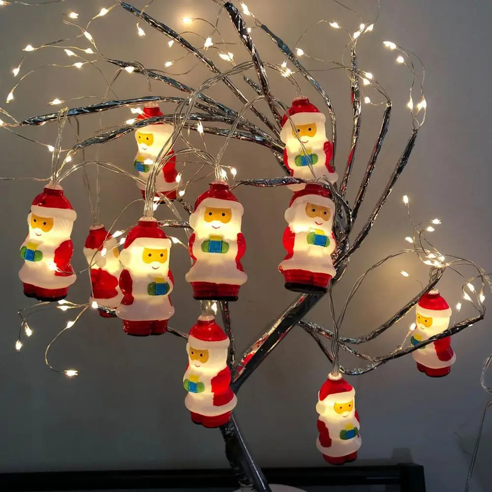 

Christmas Decorstion Lamp Santa Claus Christmas Leds String Light For Home Bar window Outdoor Festivals Ornament