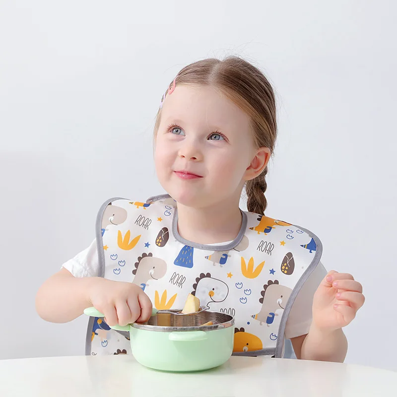 

Baby Bib Pockets Feeding Food Bibs Waterproof Dirt-proof Gown Children's Saliva Towel Anti-dirty Clothes For Newbies Burp Cloths