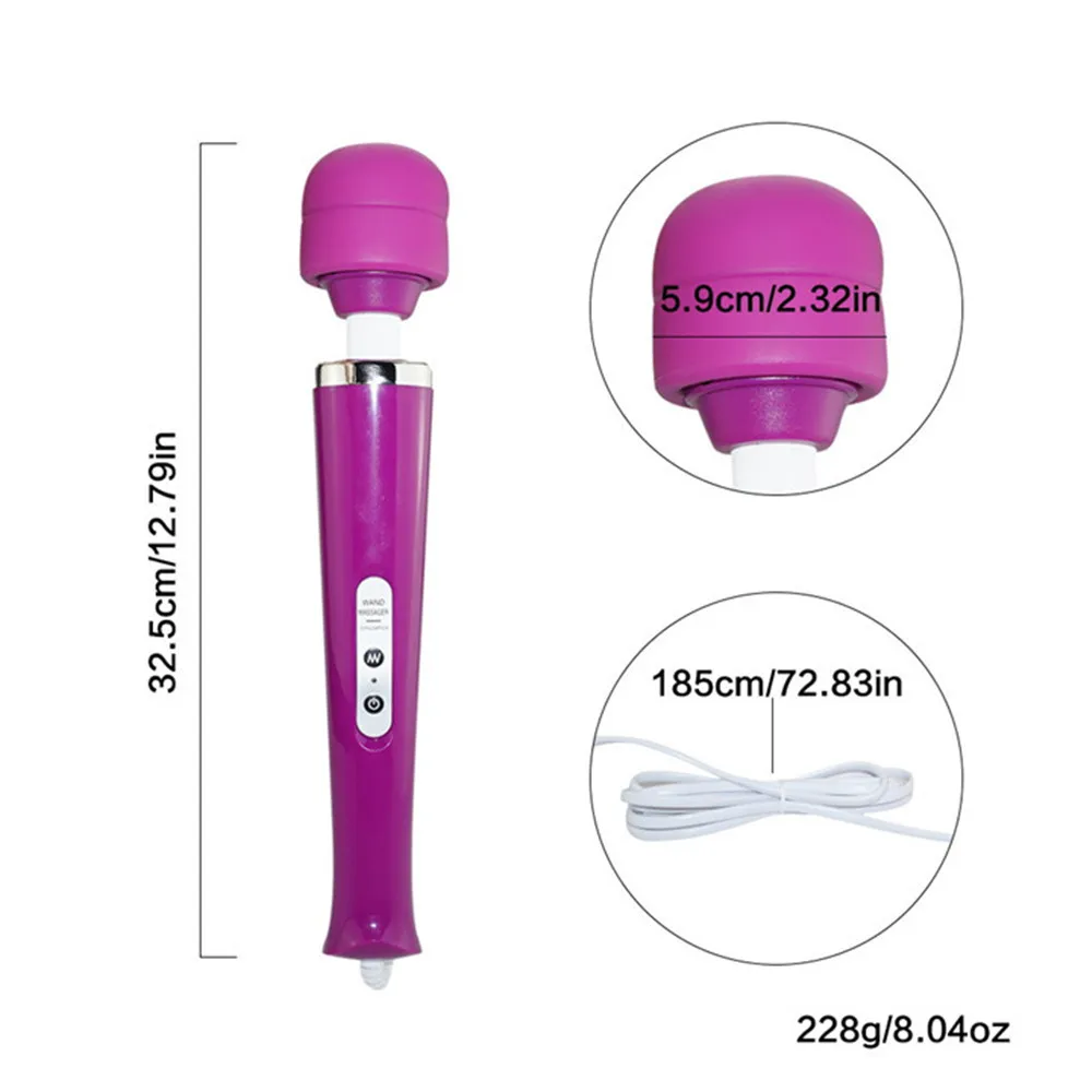 FAAK огромная волшебная палочка Массажная AV вибратор мощный 10 режимов Стимулятор