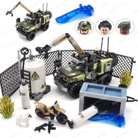 military interception building block moc special forces figures ww2 biochemical weapons chase fight boy child present model toys