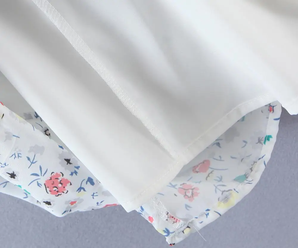 

summer short sleeve dress women square collar vintage floral mini dress ruffled short white dresses vestidos mujer