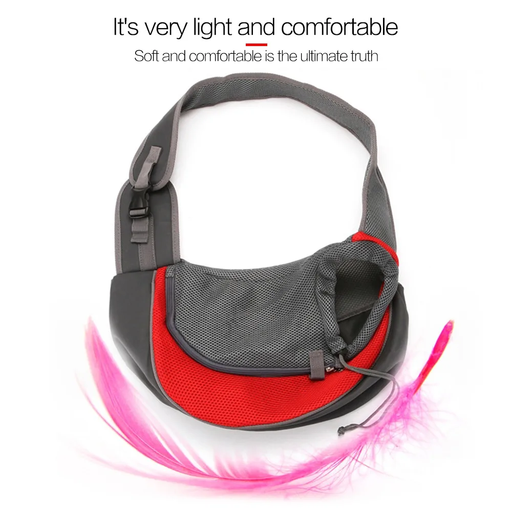 Сумка на плечо для домашних животных удобная уличная Дорожная сумка из ткани