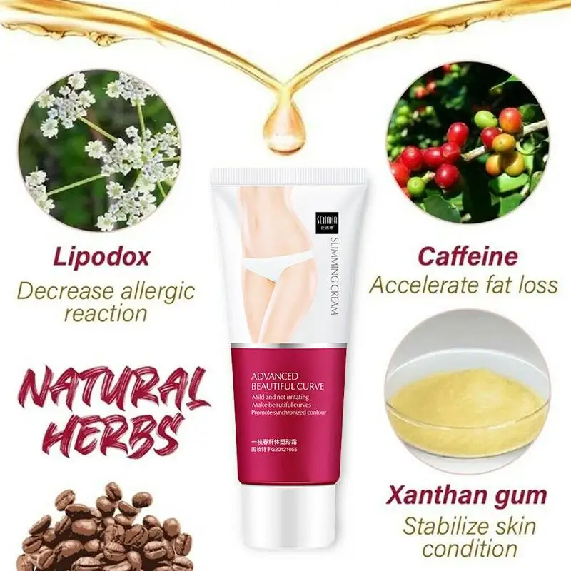 Эффективный крем для похудения 60 г сжигатель жира средство массаж ног тела талии