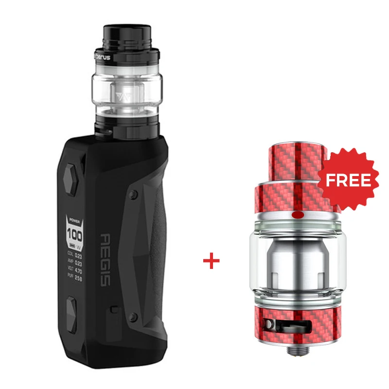 Бесплатный подарок Freemax Mesh pro tank! Geekvape Aegis Mini 80 Вт TC vape Kit с резервуаром Cerberus 2200 мАч