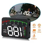 Проектор для лобового стекла A900, 3,5 дюйма, проектор для OBD II, Стандартная автомобильная интеллектуальная система, электроника