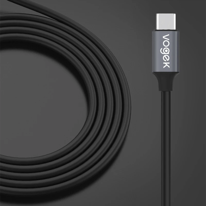 Vogek 3A USB кабель для телефона со светодиодный цифровым дисплеем type C Micro USB кабель для передачи данных Быстрая зарядка для iPhone Xiaomi huawei телефонный кабель
