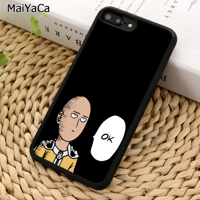 Чехол для телефона MaiYaCa с аниме One Punch Man saiлюбые манга iPhone X XR XS 11 12 Pro MAX 5 6 7 8 Plus Samsung S5