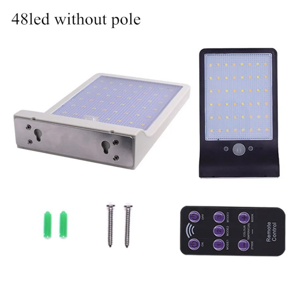 Настенный светильник на солнечной батарее с датчиком движения лампа