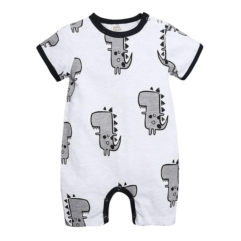 

Cartoon Boys Rompers Newborn Summer Romper Infant Shortalls Baby Clothes Short Sleeve One Piece