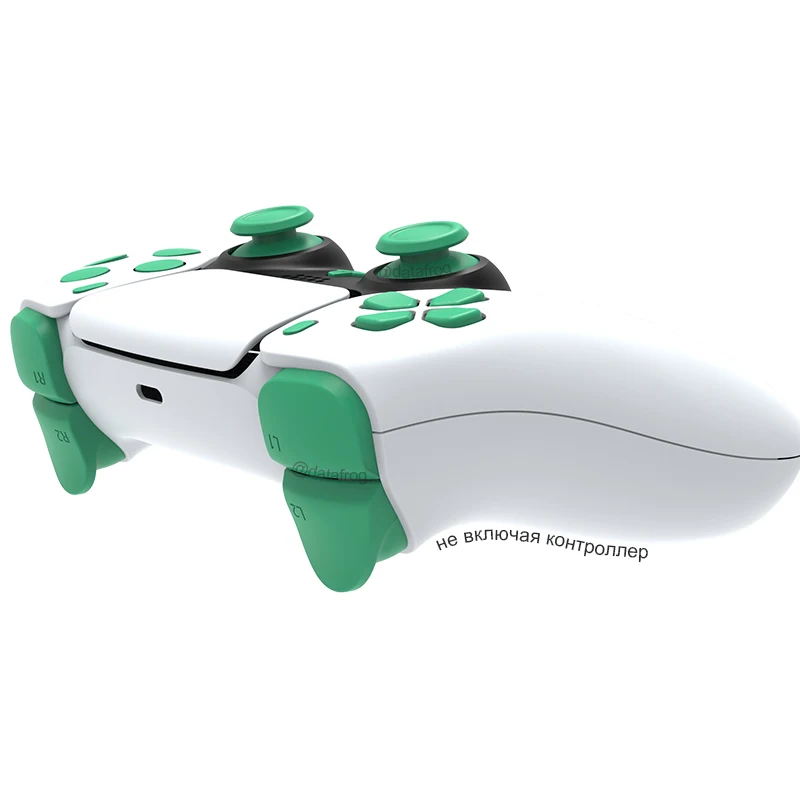 Полный набор кнопок DATA FROG для Playstation 5 наборы ремонта стиков больших пальцев