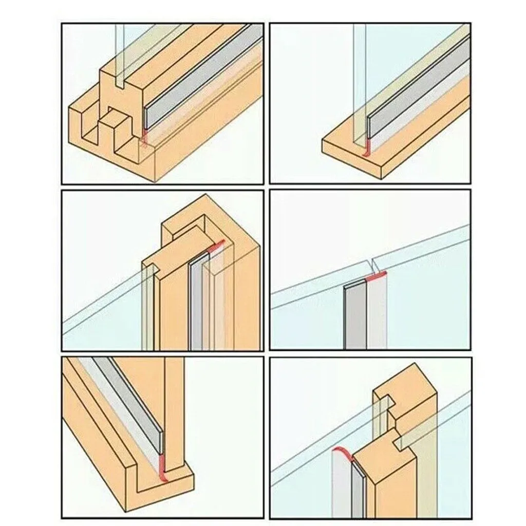 

Self Adhesive Weather Stripping Door Windows Silicone Draft Stopper Seal Strip