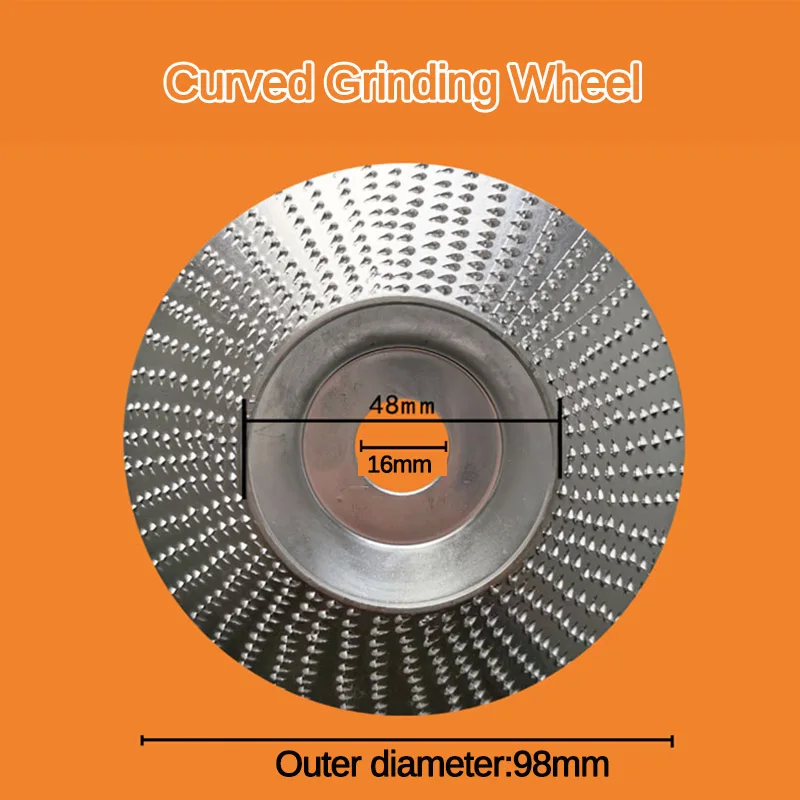 

Professional 98mm Diameter Wood Angle Grinder Plane Wheel Abrasive Disc For Angle Grinder 16mm Bore Sanding Carving Tools