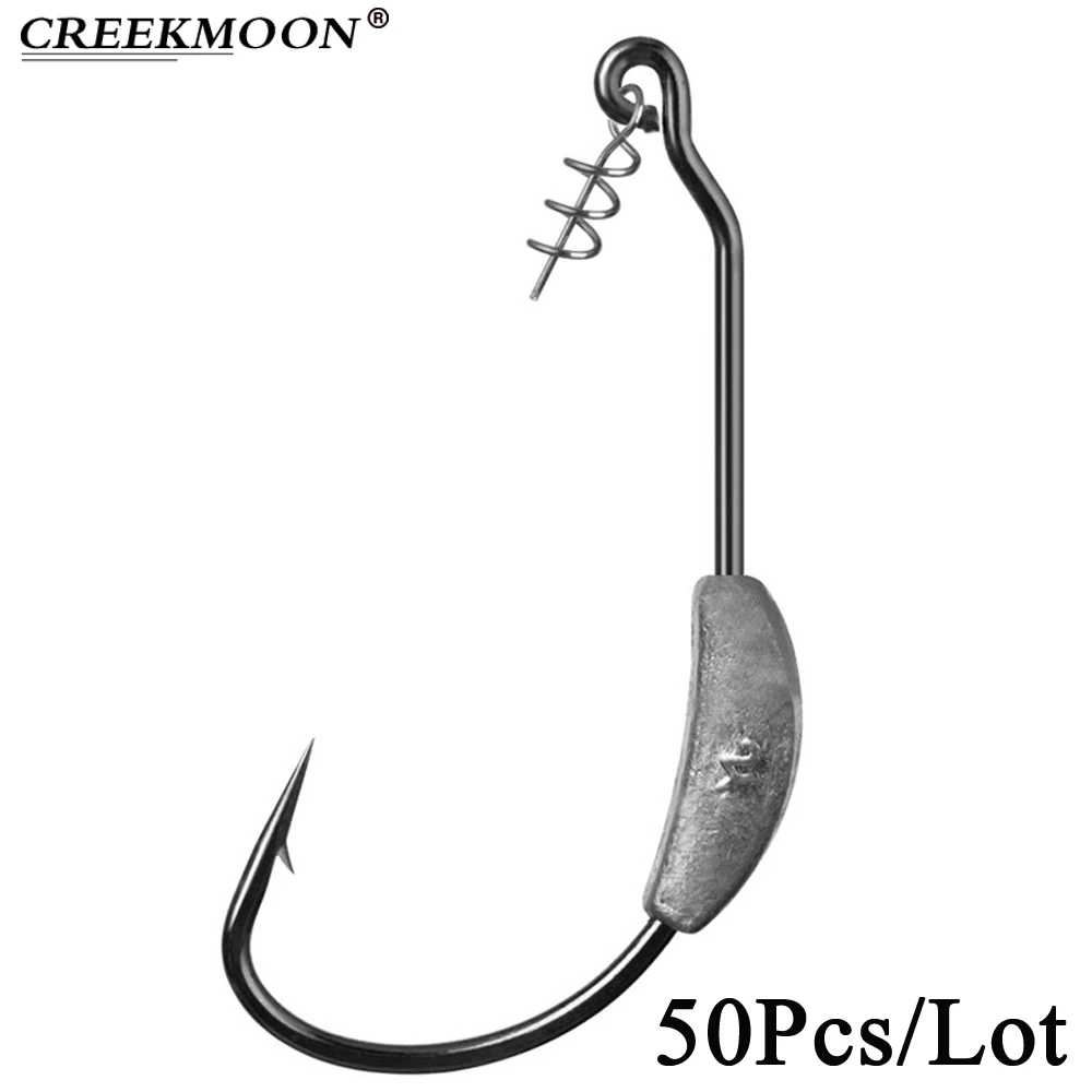 

Рыболовные крючки со свинцовой мормышкой, 2-7 г, 50 шт./лот