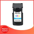 Картридж чернильный 512XL PG512 CL513, совместимый с Canon pg 512 cl 513, Pixma mp230 mp250 MP240 MP270 MP480 IP2700