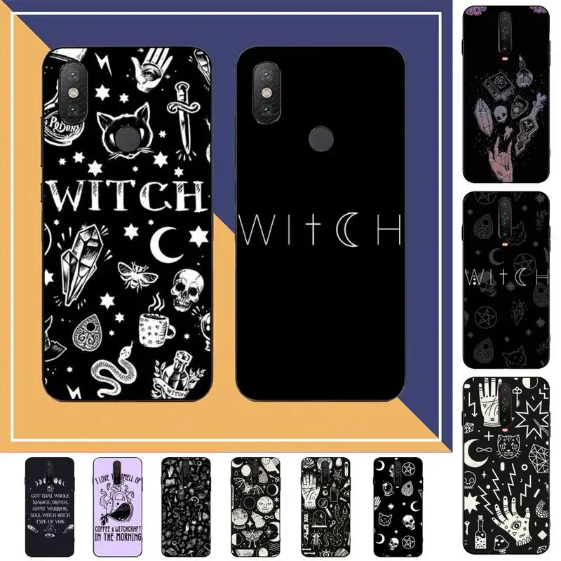 

TOPLBPCS MAGIC Witchcraft Witch Witchy Phone Case for Redmi Note 8 7 9 4 6 pro max T X 5A 3 10 lite pro