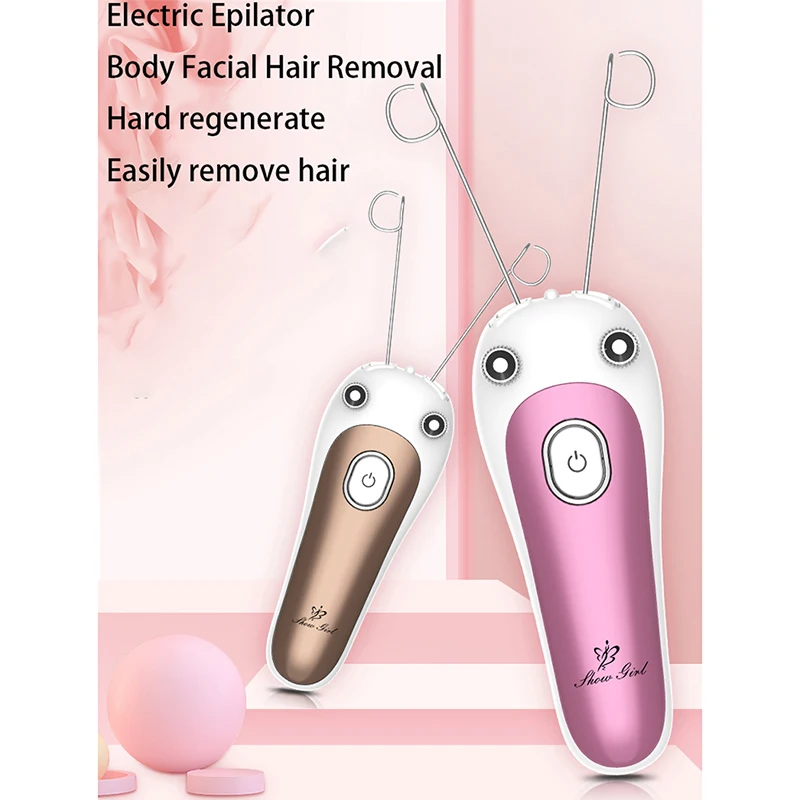 Депилятор с хлопковой нитью Женская бритва для удаления волос на лице уход за