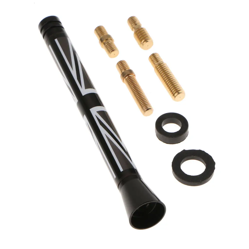 4 2 ''Английский флаг углеродное волокно Автомобильная радиоантенна Замена с