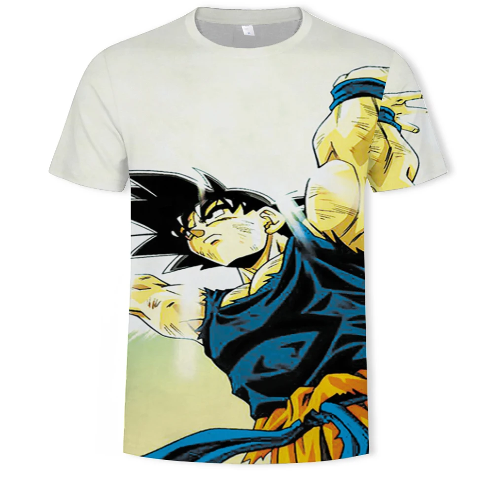 

New 2021 popular men's cotton leisure sports short sleeve Longzhu animation design women's fashion summer T-shirt 3D printing