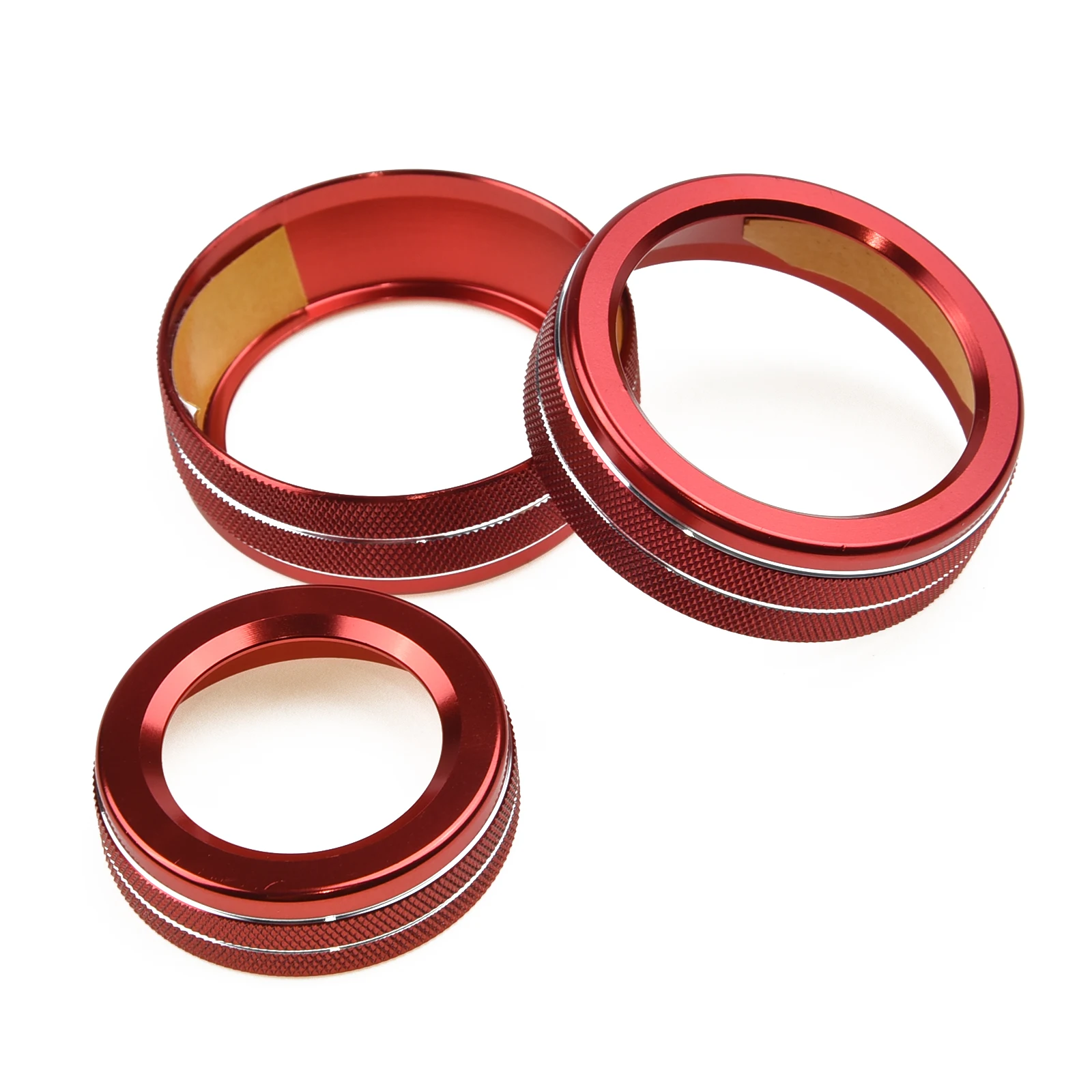 

For Mercedes-Benz A B CLA GLA Class Decorative Covers Air-Condition Trim Red 3pcs New Accessory Useful