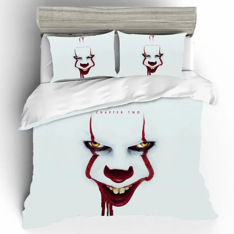 

IT CHAPTER TWO Bedding Sets Home Textile Cotton Duvet Cover Single Queen King Size Bedding Set Bed Sheets Pillowcases Bed Linen