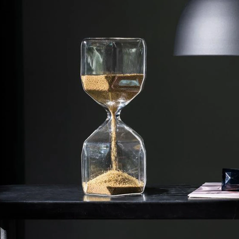 Adornos decorativos para el hogar, reloj de arena creativo de escritorio, estilo n&oacute;rdico moderno, decoraci&oacute;n para sala de estar-4