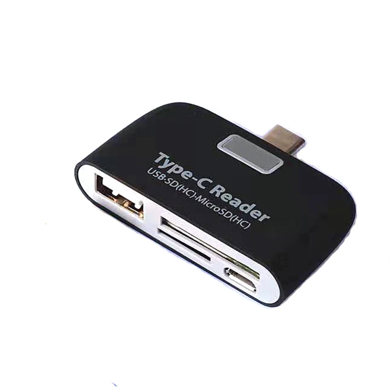 USB 3 1 type C считыватель карт OTG карта памяти адаптер USB-C Поддержка TF Micro SD для Mac-book ПК