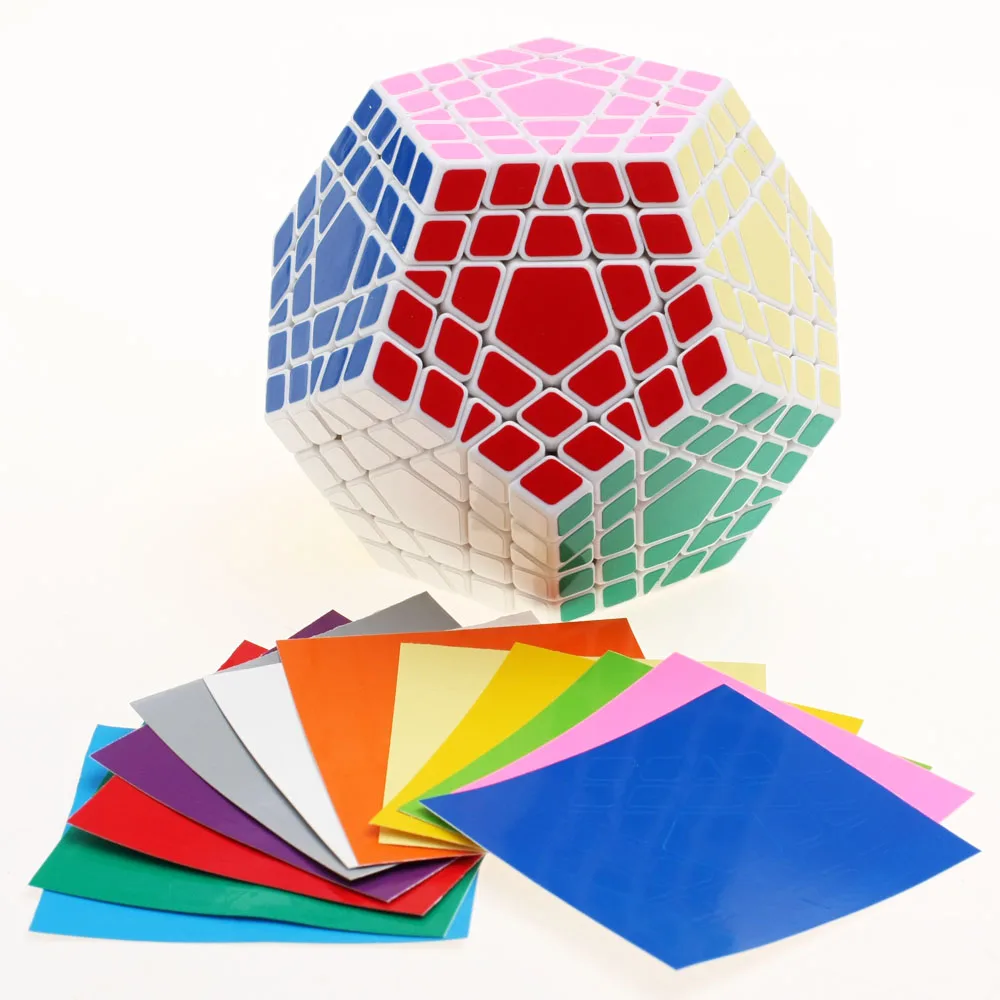 Shengshou Gigaminx 5x5x5 магический куб 3x3 Megaminx 4x4 5x5 6x6 7x7 Teraminx Cube wumofang YesElite Kilominx | Игрушки и
