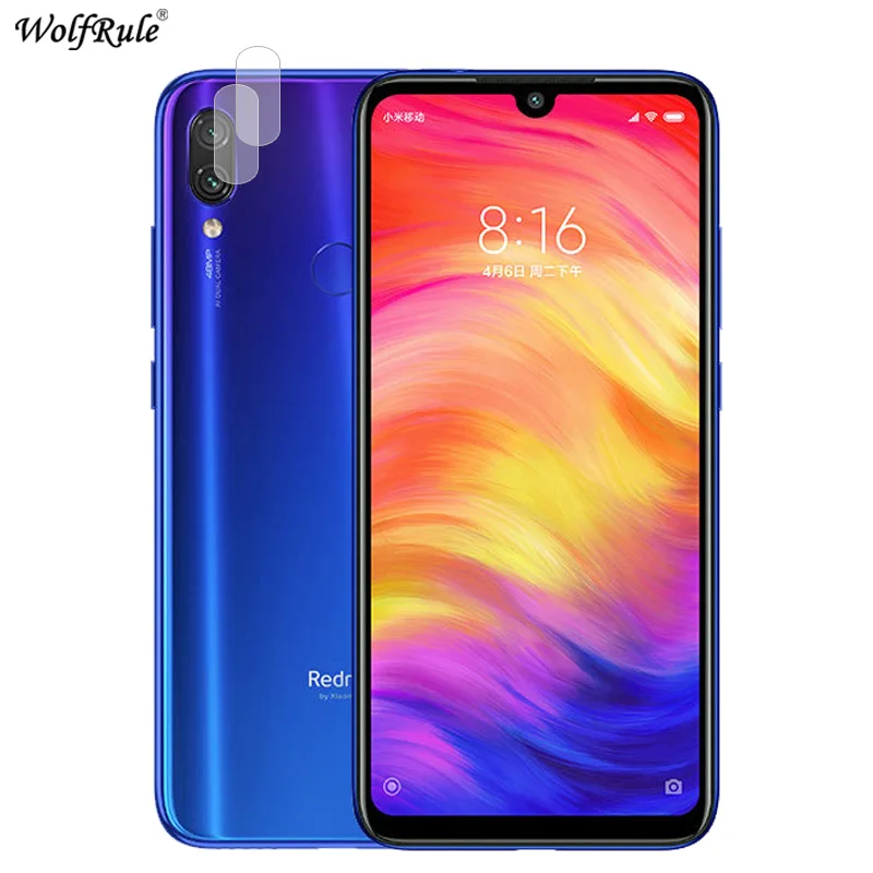 2 шт. защита для камеры Xiaomi Redmi Note 7 гибкое стекло Pro Защитная пленка объектива