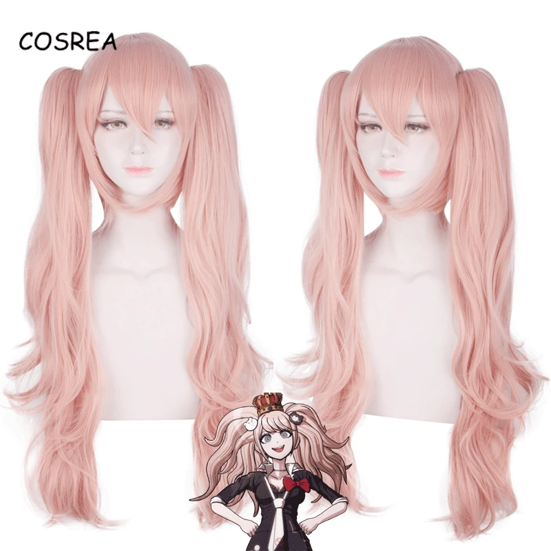 Danganronpa Cosplay Anime Enoshima Junko Costume Women Girl Halloween Carnival Party Dangan Ronpa Suit Clothes Wig |