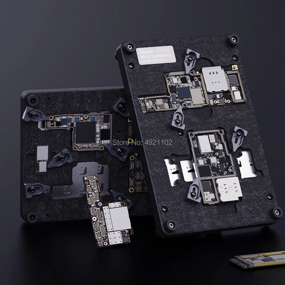 qianli rd 02 universal 6 in 1 phone motherboard holder fixture for iphone x xs 11 pro max logic board ic chip bga repair tool free global shipping