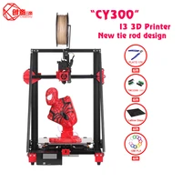 creativity cy300 fdm 3d printer kit double lever supports automatic leveling 0 4mm nozzle print size 300x300x400 i3 3d printer