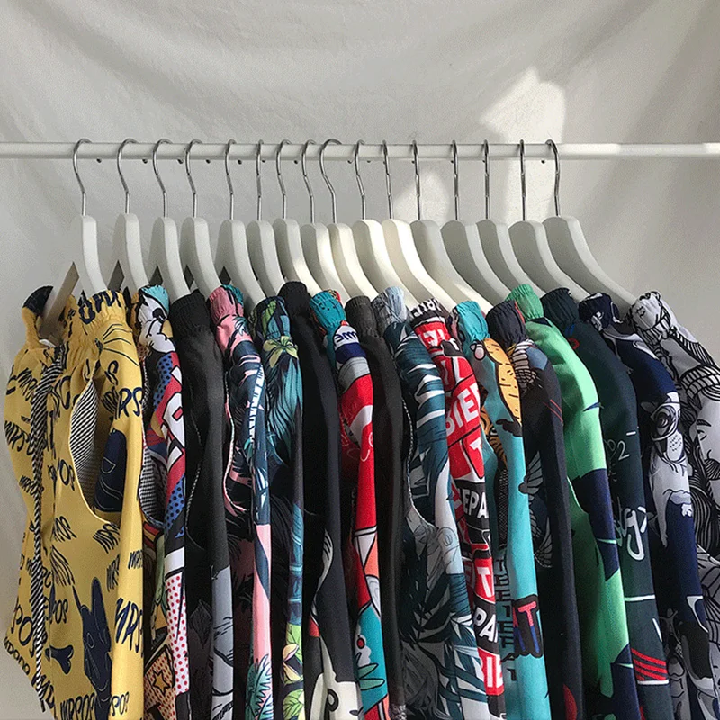 Шорты мужские пляжные быстросохнущие повседневные свободные с гавайским