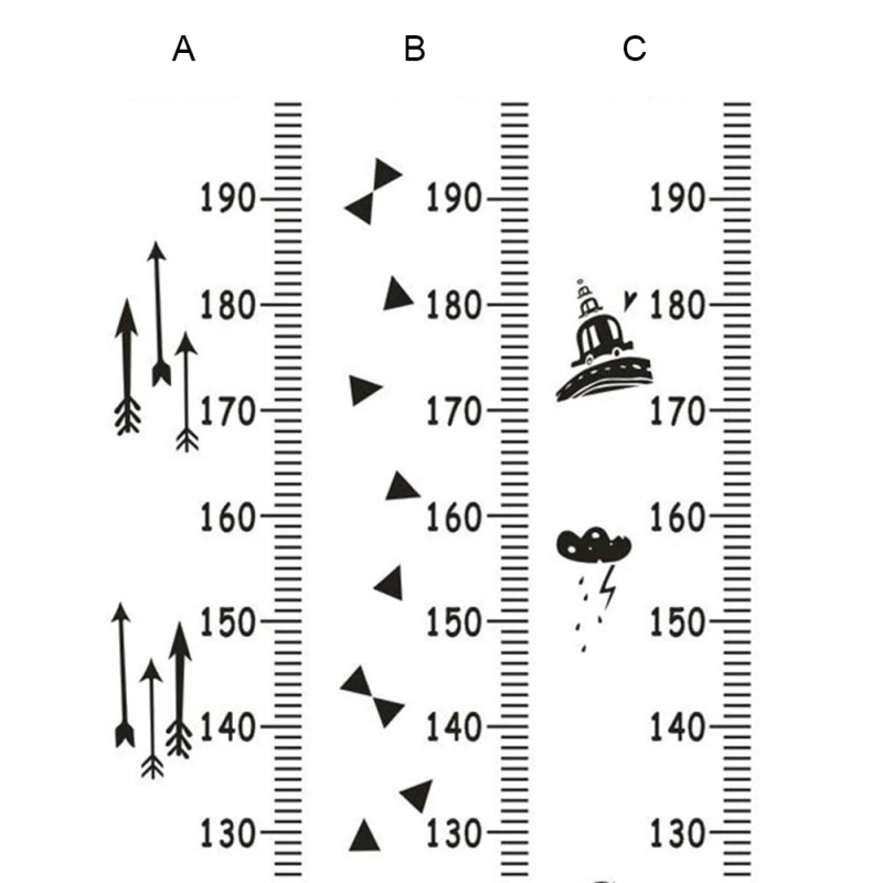 

Таблица роста для детей, измерительная высота, холщовая линейка, Настенная подвесная Таблица для измерения роста, съемная для детской комна...