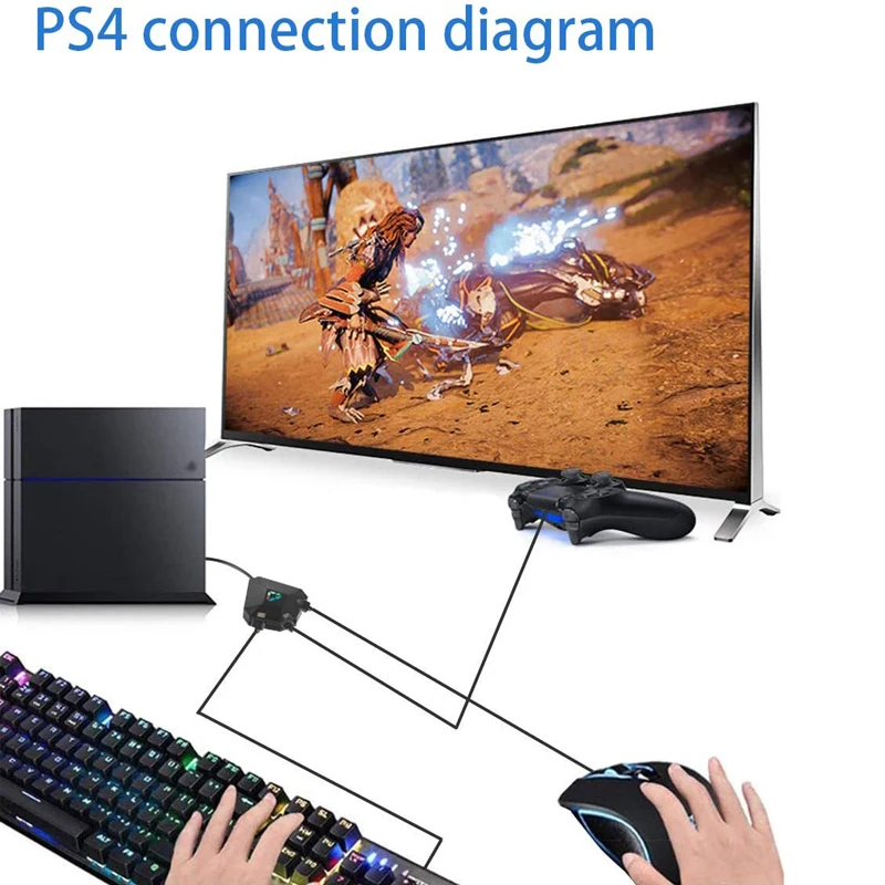 USB соединение для клавиатуры совместимо с консолью Nintendo Switch / Lite PS4 PS3 XBOX One