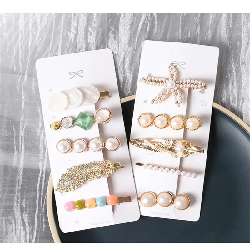 

Заколка для волос в Корейском стиле, 5 шт./компл.