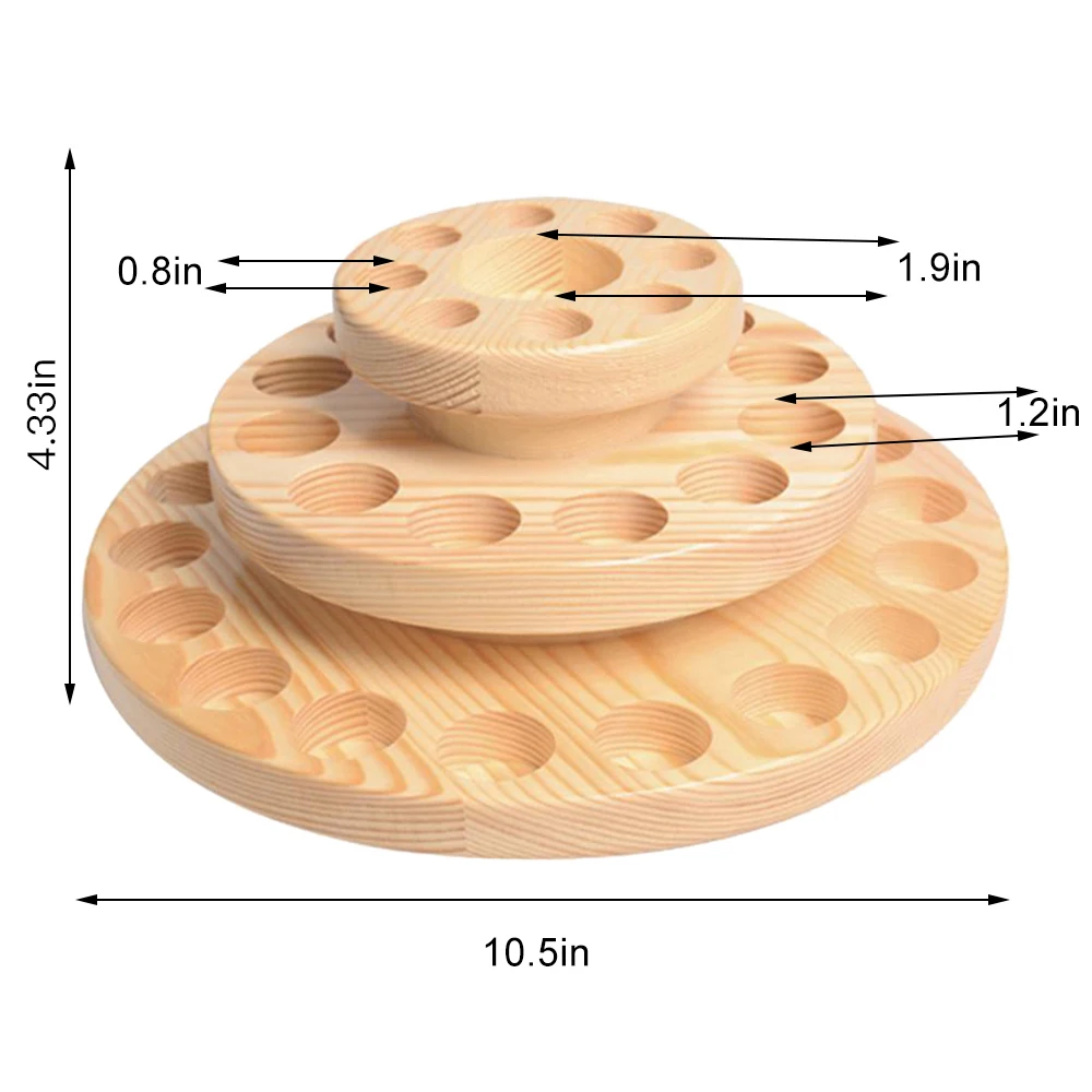 39/85/59 слотов деревянный ящик для хранения Организатор эфирные масла переноски