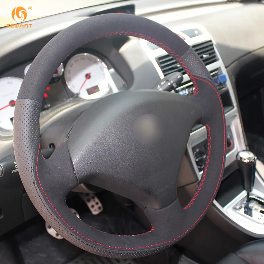 MEWANT черная натуральная кожа замша для Peugeot 307 аксессуары интерьера запчасти|car