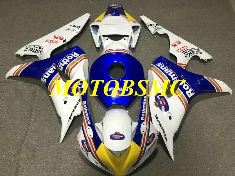 Набор обтекателей для мотоцикла CBR1000RR 06 07 CBR 1000RR 1000 RR 2006 2007 ABS белый синий набор +