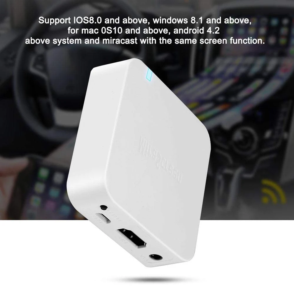 Mira экран автомобиля беспроводной Wifi Дисплей Anycast Mirroring Hdmi AV Stick видео адаптер