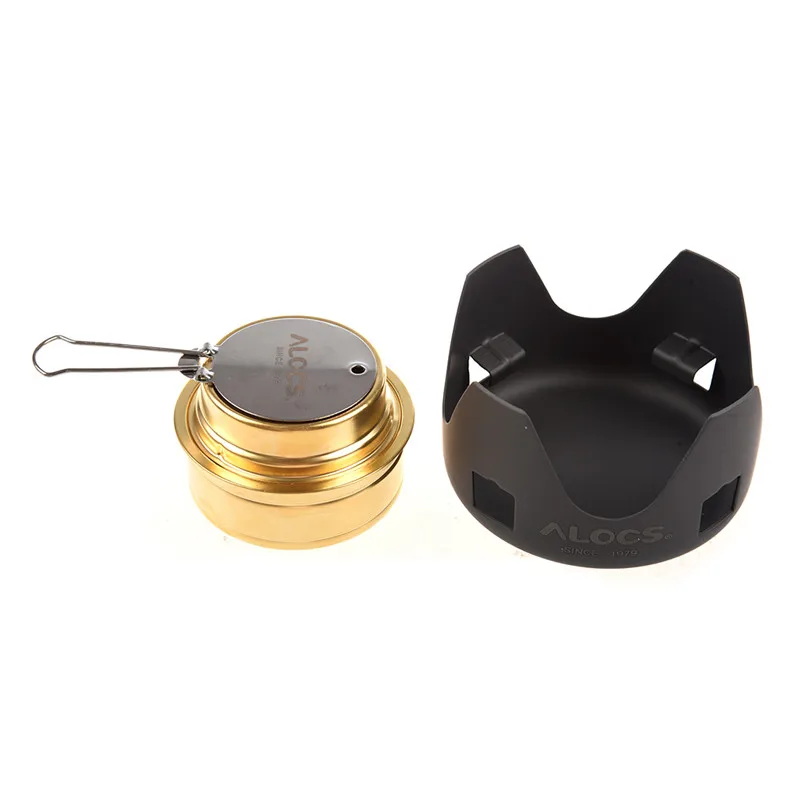 Alocs CS-B02 Ultralight Stainless New Outdoor Spirit Alcohol Liquid Solid Stoves Estufa De for Camping Hiking | Спорт и развлечения