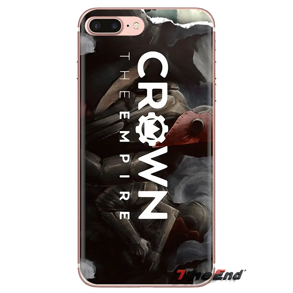 Прозрачный чехол OMFG Crown The Empire Machines из ТПУ для iPod Touch Apple iPhone 4 4s 5 5S SE 5C 6 6S 7 8 X XR XS Plus MAX |