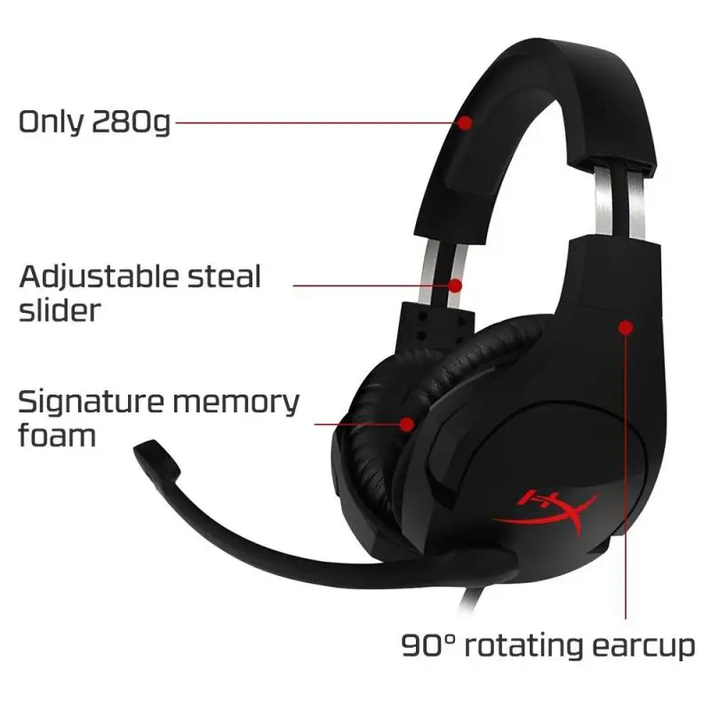 Оригинальная игровая гарнитура HyperX Cloud Stinger наушники с микрофоном для ПК PS4 Xbox |