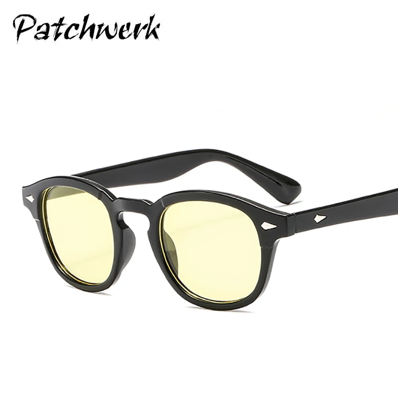 Fashion Johnny Depp Lemtosh Style Sunglasses Vintage Round Tint Ocean Lens Brand Design Sun Glasses | Аксессуары для одежды