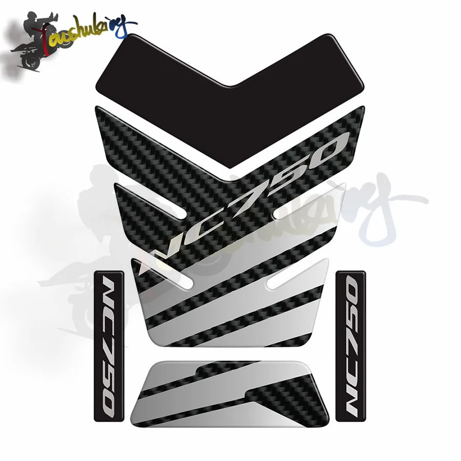 Углеродное волокно Fule Tank Sticker Pad pad For fot for nc750 | Автомобили и мотоциклы