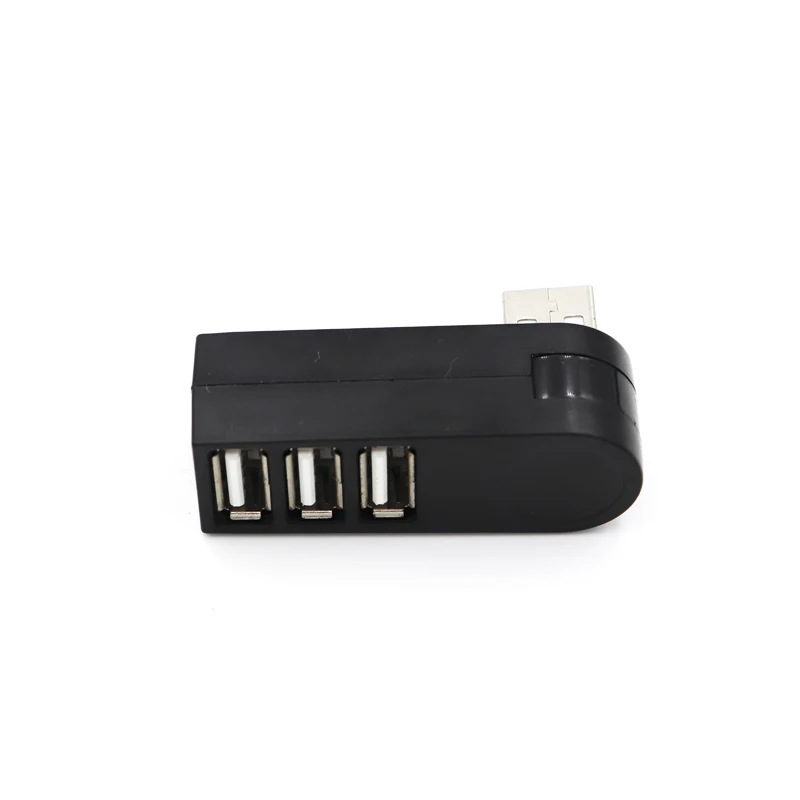 Вращающийся 3 портовый usb концентратор 2 0 мини мультиusb разветвитель адаптер