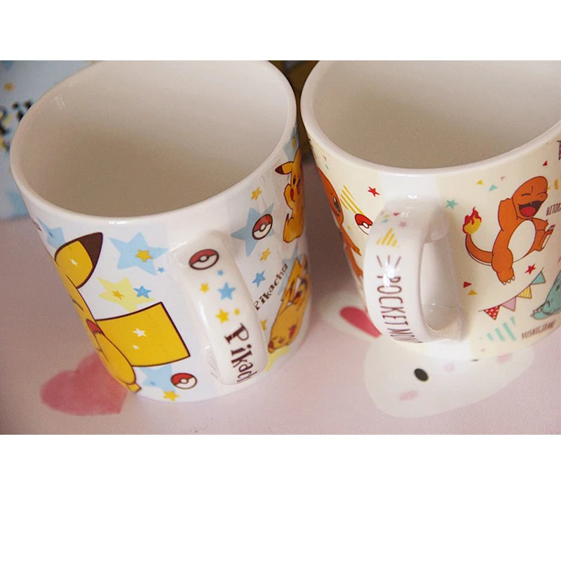 Керамическая кофейная чашка с изображением покемона Пикачу кружка для дома